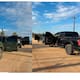 Encuentran pickups abandonados con más de 600 cartuchos y granadas en Tecate