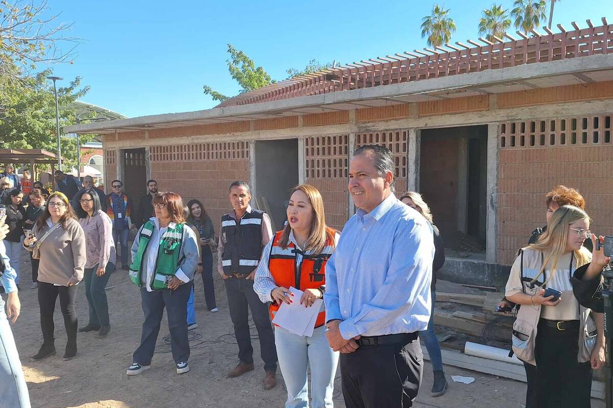 Rehabilitación del Jardín Juárez de Hermosillo lleva un 80% de avance, ¿para cuándo se terminará?