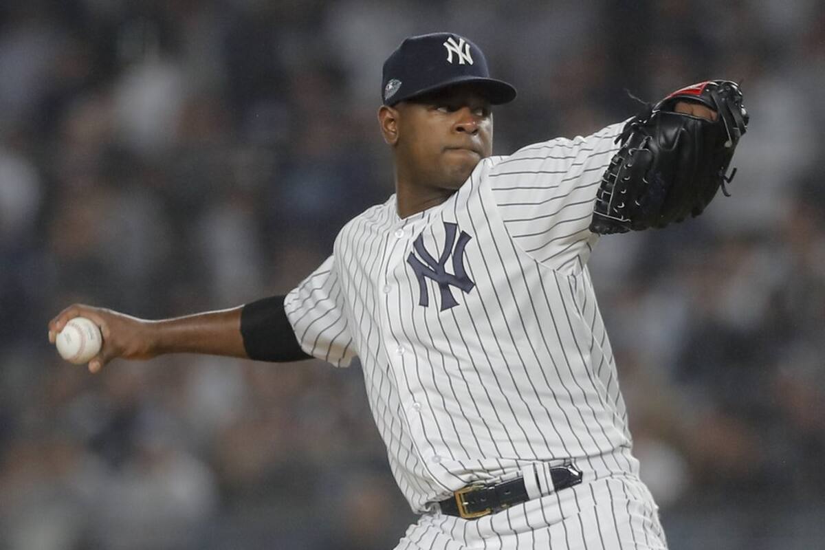 Luis Severino reaparece con Yanquis y debuta en temporada