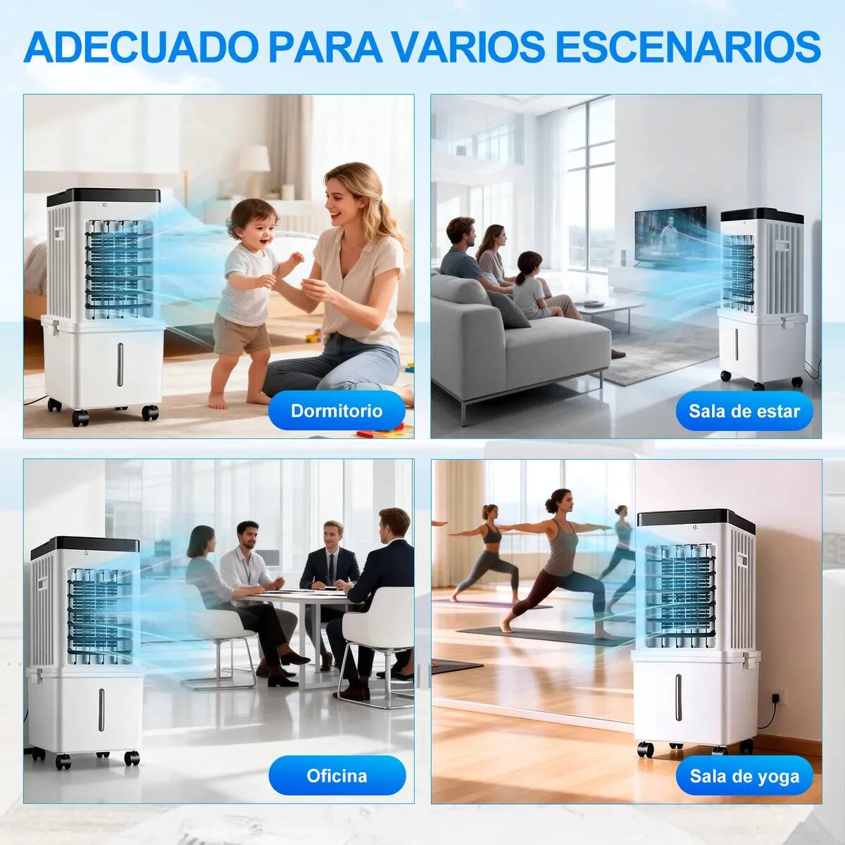 Enfriador de Aire 15L Acondicionado Portátil | Mercado Libre