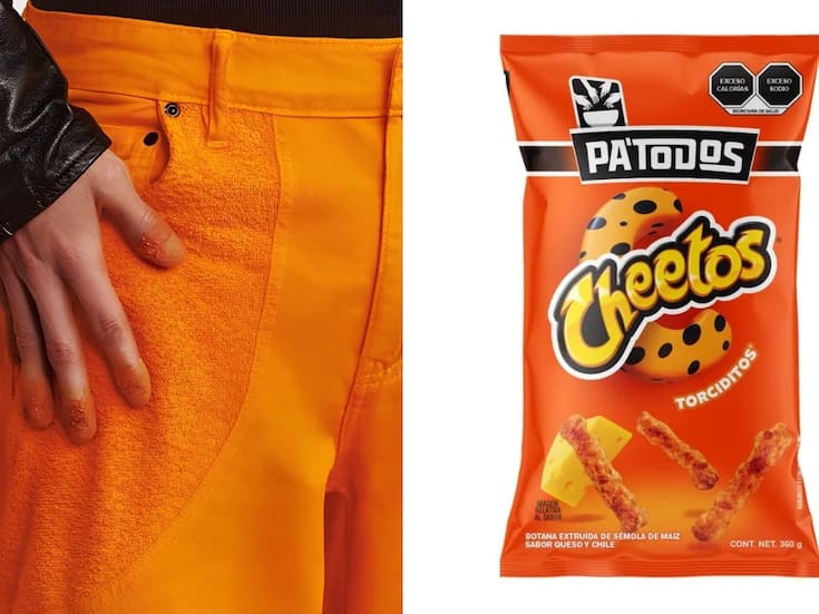 Cheetos lanza pantalones especiales para limpiarte los dedos llenos de polvo de sabritas sin que se note