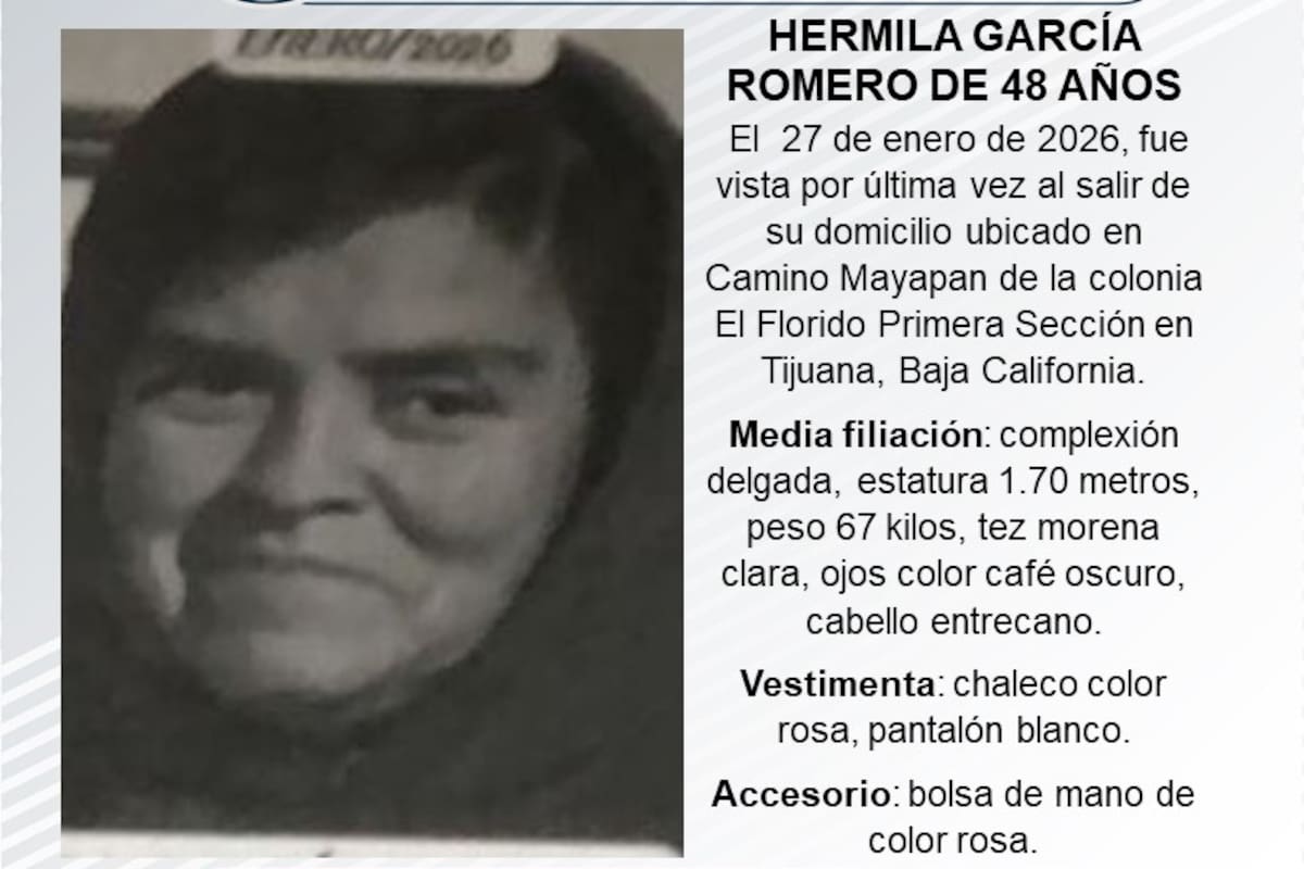 Se busca a Hermila García Romero de 48 años de edad