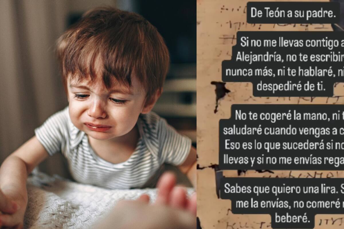 “Quiero una lira, si no la envías no comeré ni beberé”: La carta de un niño romano del siglo II d.C. que demuestra que los niños siempre han sido mimados