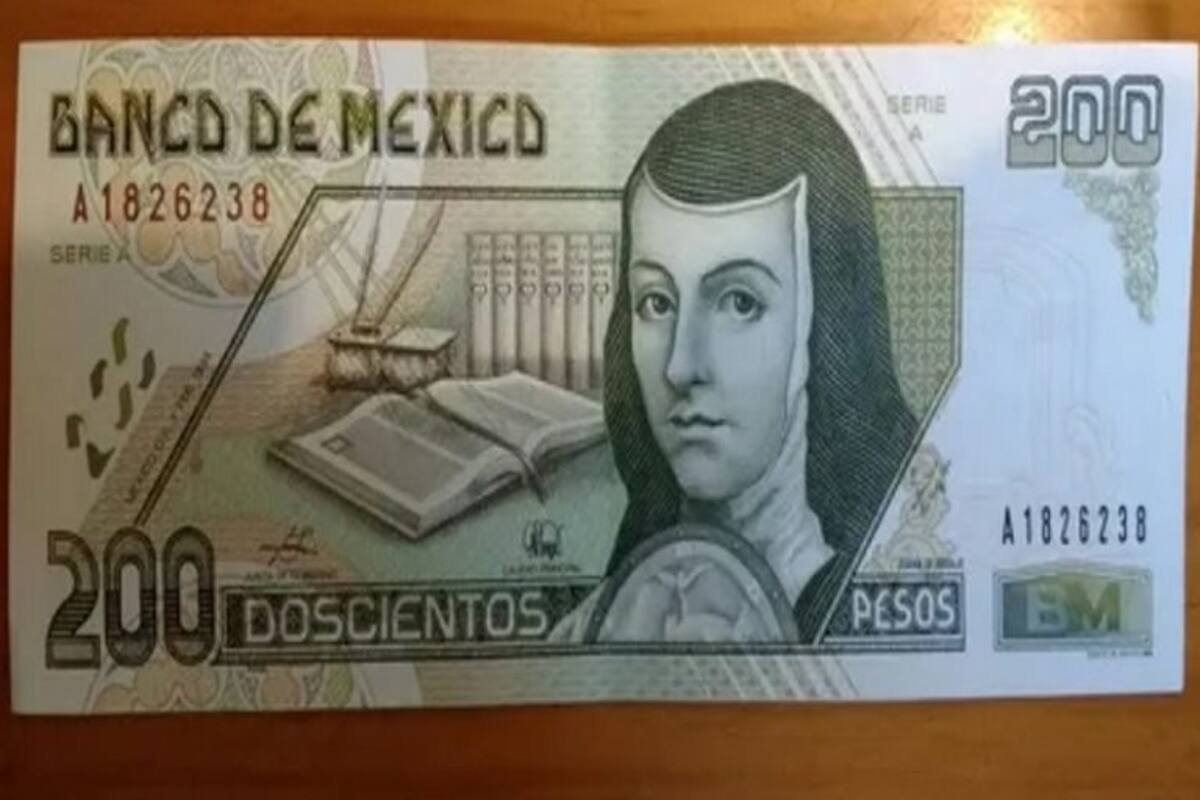 ¿Todavía tienes un billete de 200 pesos de Sor Juana? Podrías venderlo