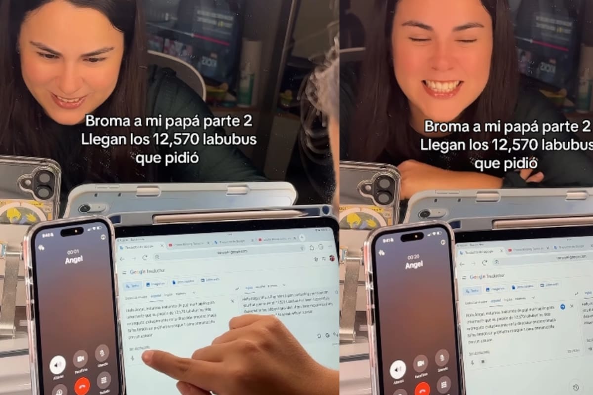 Joven hace creer a su padre que encargó 12 mil Labubus y así reaccionó el hombre