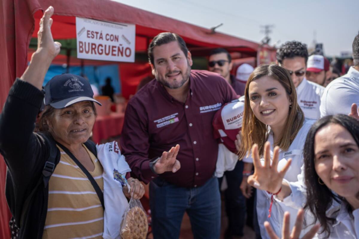 Recorre candidato Ismael Burgueño Ruiz mercado sobrerruedas del Mariano Matamoros