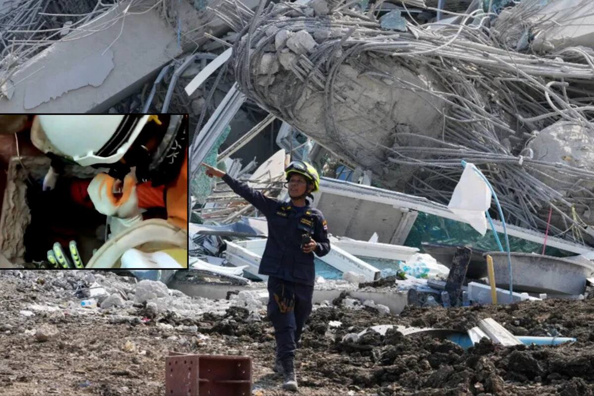 Rescatan con vida a un hombre tras 108 horas bajo los escombros en Myanmar