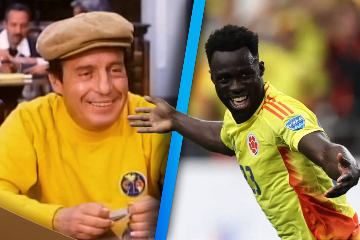 ¡Sin querer queriendo! Comparan gol de Dávinson Sánchez con uno de ‘El Chanfle’, película de Chespirito