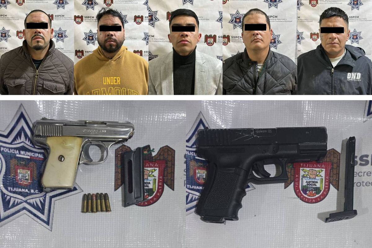Desarticulan banda de asaltantes en Tijuana