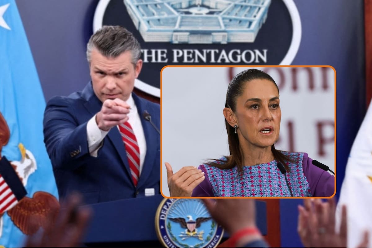 Pete Hegseth exige a México “que den un paso adelante” para intensificar la guerra contra el narcotráfico y advierte que EEUU podría intervenir si el gobierno de Sheinbaum no lo hace