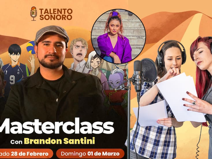 Actor y director de doblaje, Brandon Santini, impartirá dos Masterclass de doblaje en Hermosillo: fechas, costos y cómo inscribirse