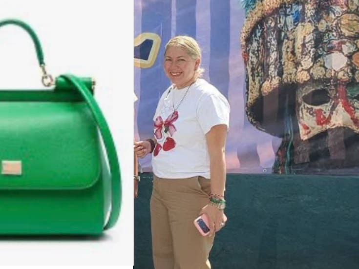 Exponen a la regidora de Cuautla con una bolsa de Dolce & Gabanna valorada en casi 50 mil pesos, durante visita vecinal