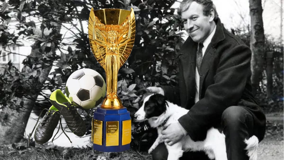 “Nunca imaginé que estaría cenando con los campeones del mundo gracias a mi perro”, así fue como robaron la Copa Mundial de la FIFA y cómo fue encontrada y recuperada por un perrito llamado Pickles