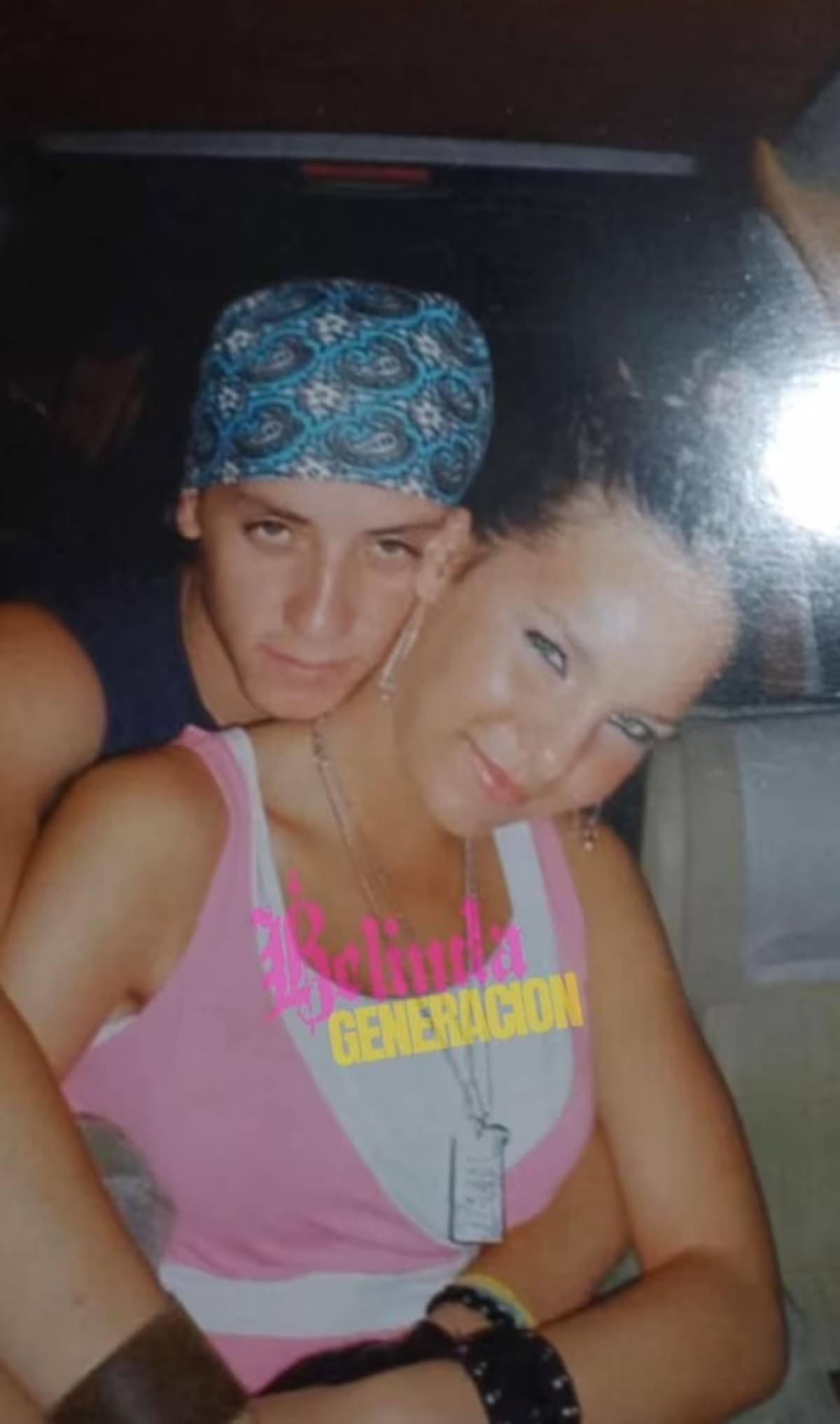 Belinda y su ex novio Ricardo.