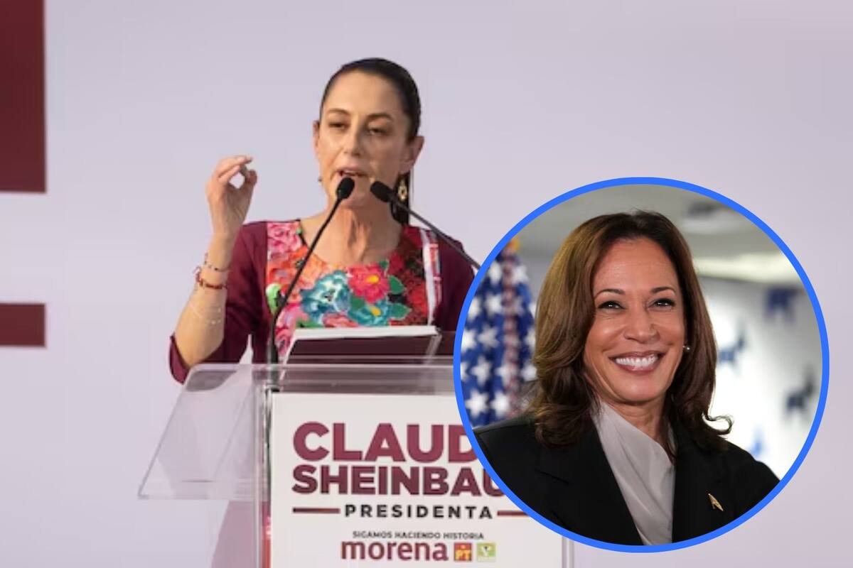 Sheinbaum habla sobre la posible candidatura de Kamala Harris