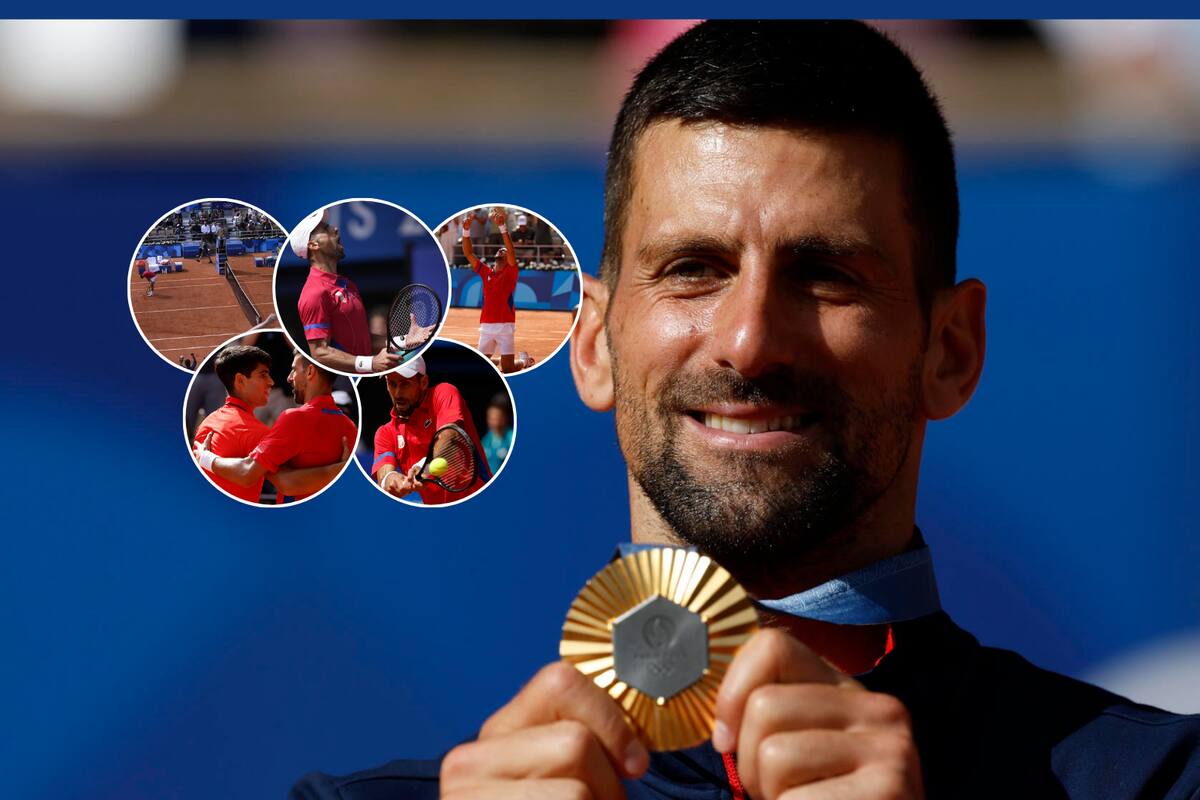 Paris 2024: Novak Djokovic triunfa con medalla de oro tras vencer a Carlos Alcaraz en Tenis