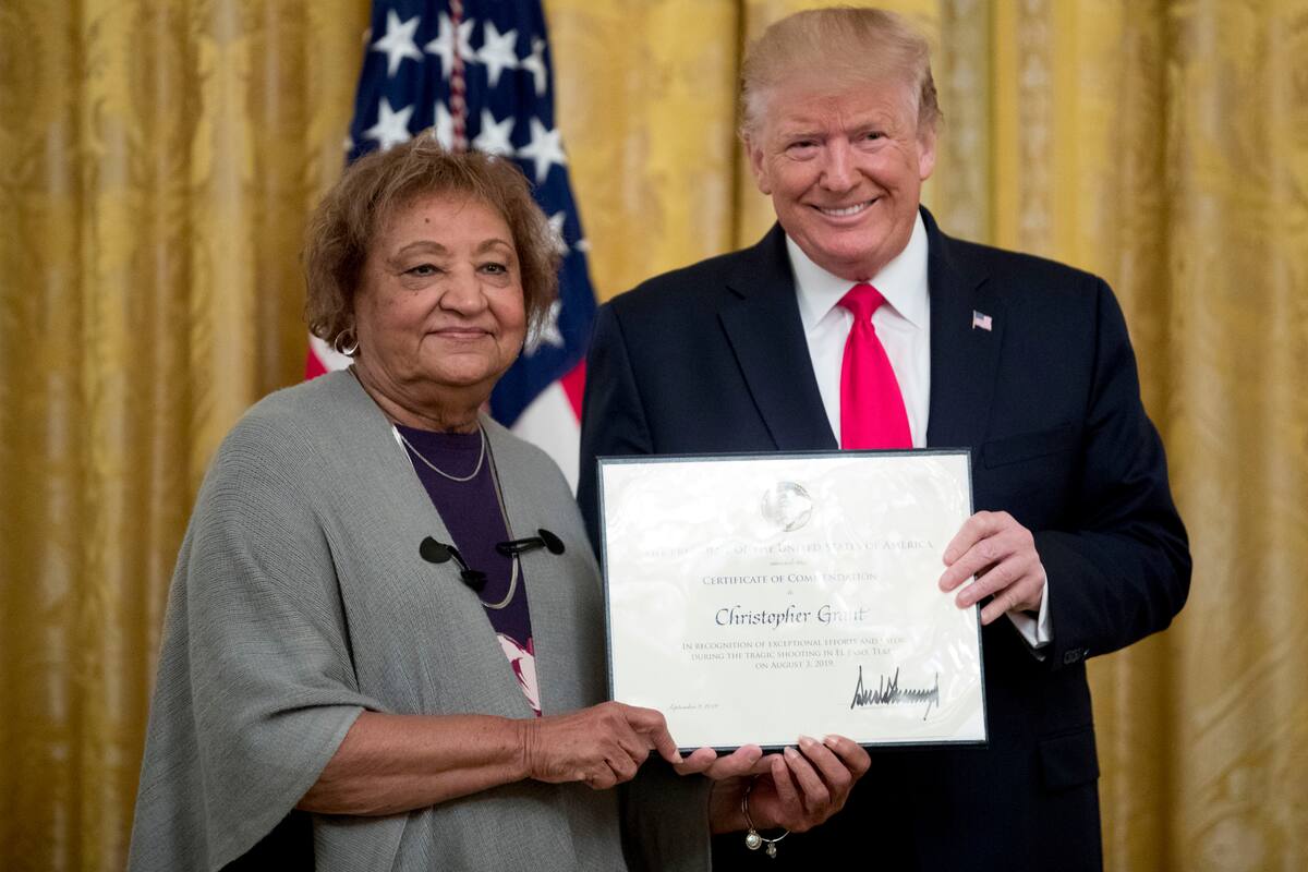 Policía se opone a héroe de El Paso homenajeado por Trump