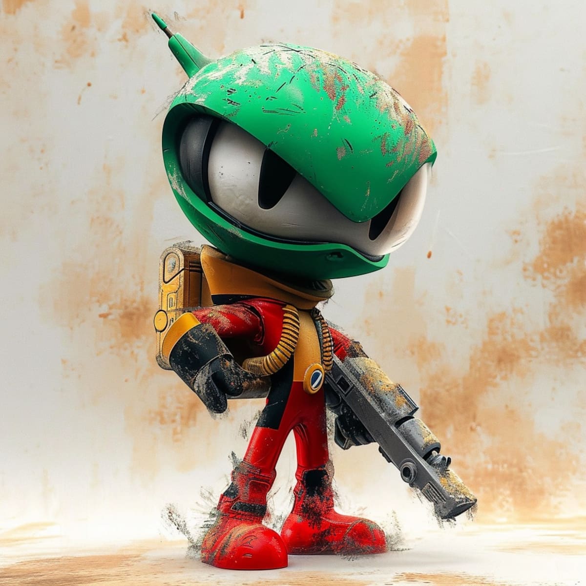 Midjourney redefine a Marvin el Marciano, respetando su legado pero introduciendo innovaciones en su imagen y accesorios.