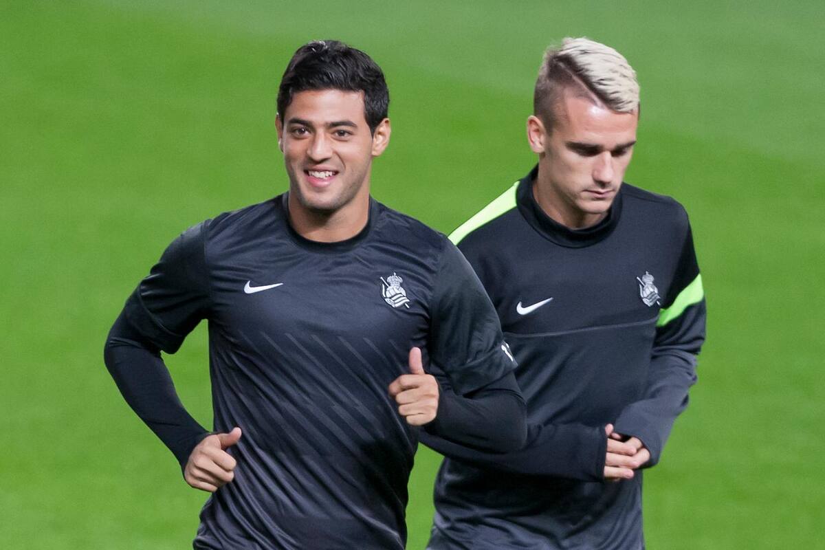 Antoine Griezmann tiene a Carlos Vela en su once histórico