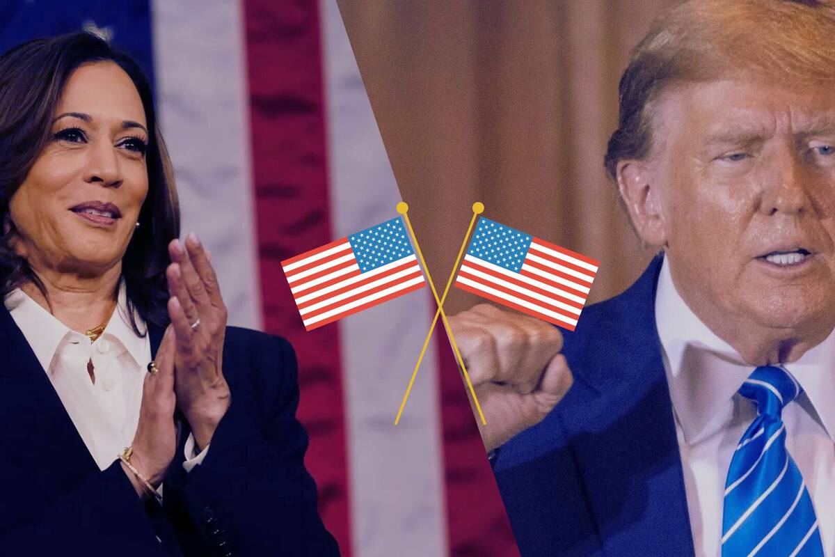 Encuestas reflejan liderazgo de Harris sobre Trump: Un escenario electoral reñido
