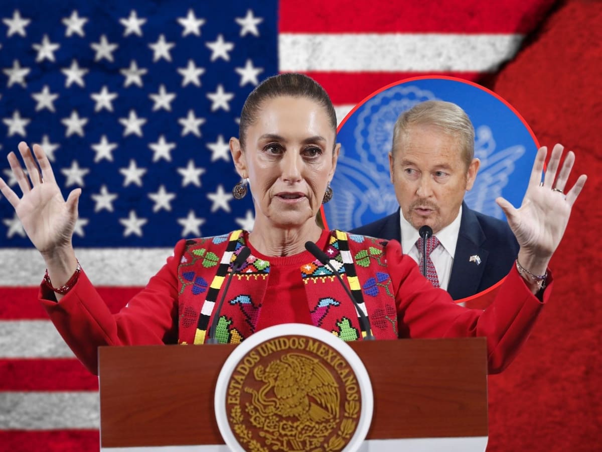 Sheinbaum pide “respeto y colaboración” al nuevo embajador de EEUU, Ronald Johnson. | Crédito: EFE/REUTERS