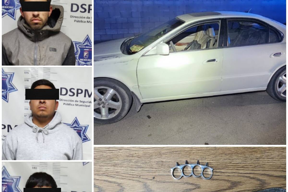 Tres detenidos tras propinarle una golpiza a un sujeto en la Primera Sección