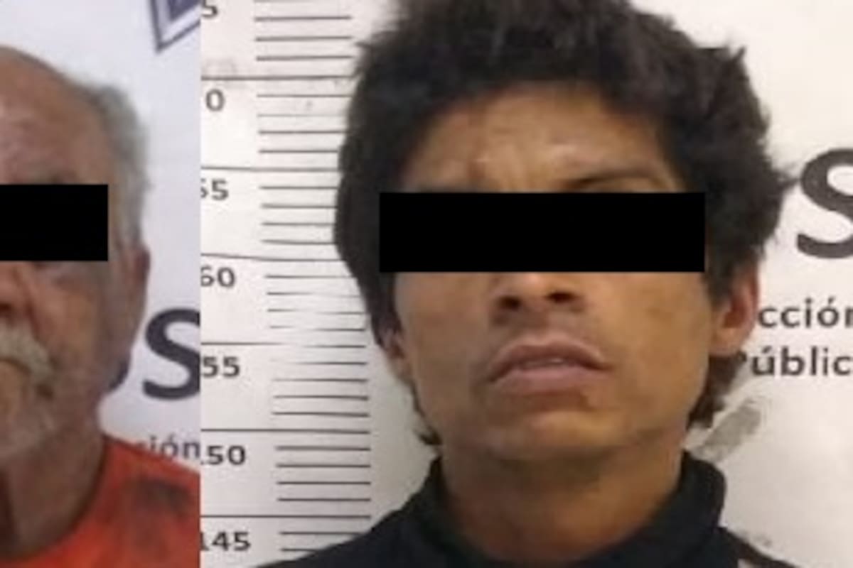 Detienen a dos por robar poste de alumbrado público