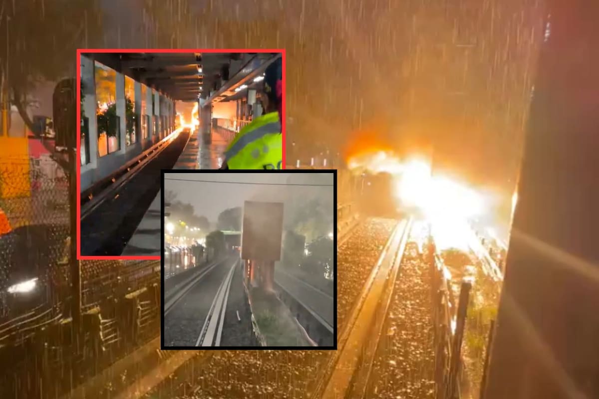 Explosión en Línea 2 del Metro CDMX fue debido a una falla eléctrica causada por lluvias; se restableció el servicio sin reportarse heridos