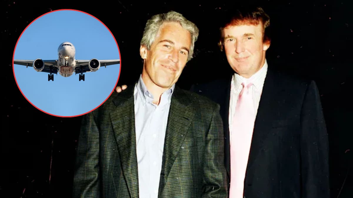 Archivos inéditos muestran que Donald Trump viajó en el avión privado de Jeffrey Epstein al menos ocho veces, según documentos filtrados