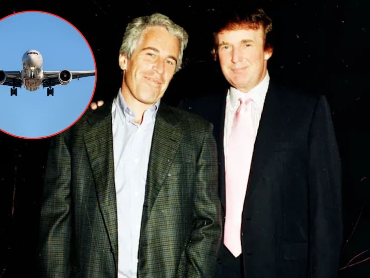Archivos inéditos muestran que Donald Trump viajó en el avión privado de Jeffrey Epstein al menos ocho veces, según documentos filtrados