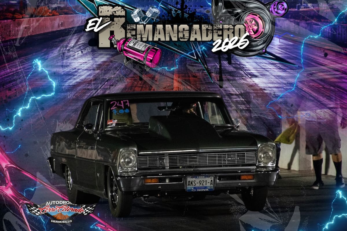 “El Remangadero” regresa a Hermosillo: Tres días de arrancones, exhibiciones y más de 100 autos en competencia
