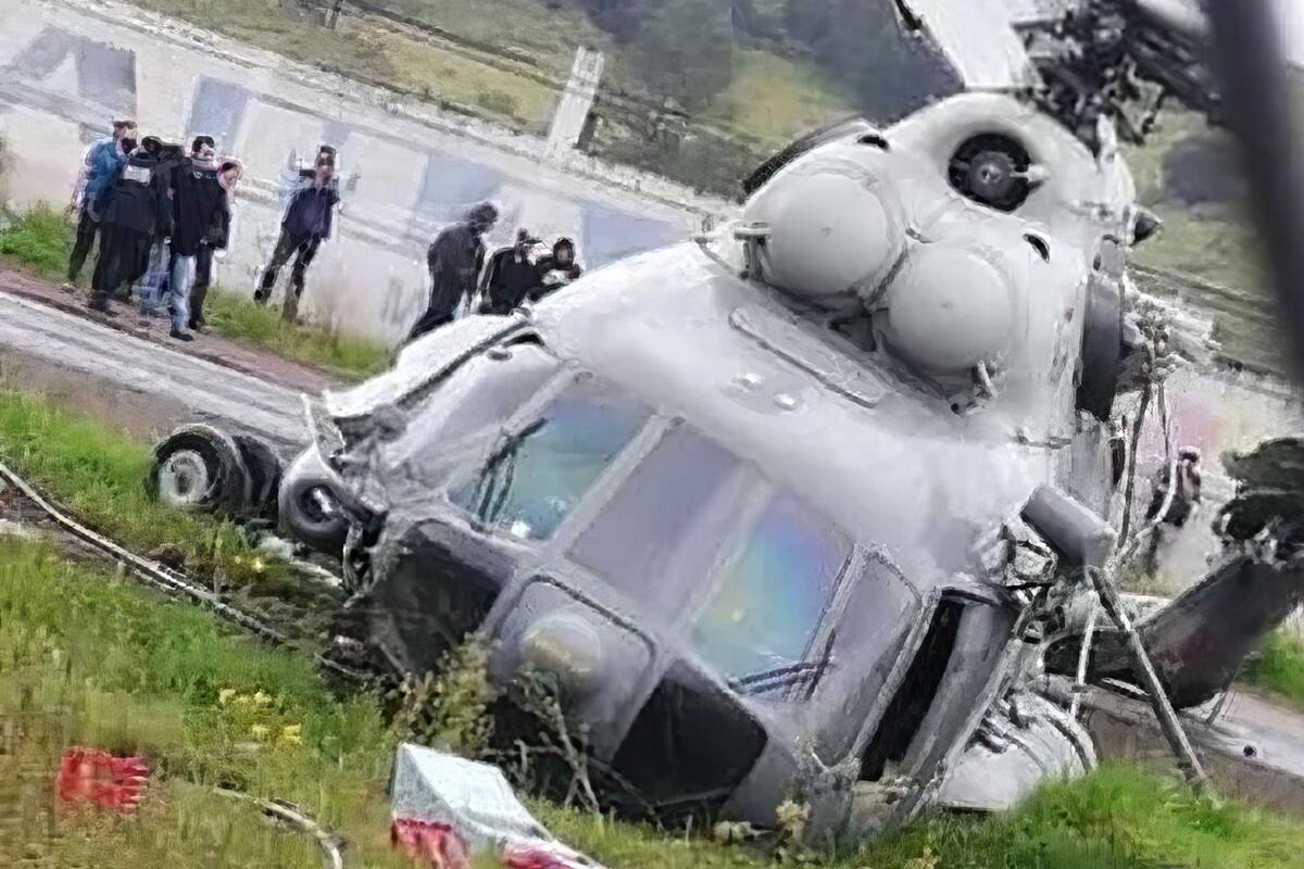 Desplome de Helicóptero: Hospitalizan a Secretario de Gobierno de Veracruz y tres personas