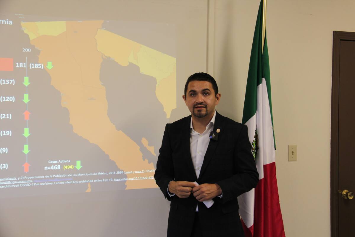 Destacan disminución de contagios de Covid-19 en Baja California