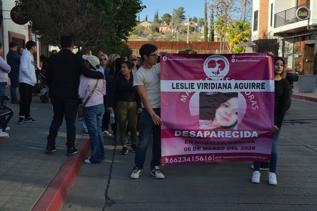 Realizan marcha por Lesly adolescente desaparecida en Nogales