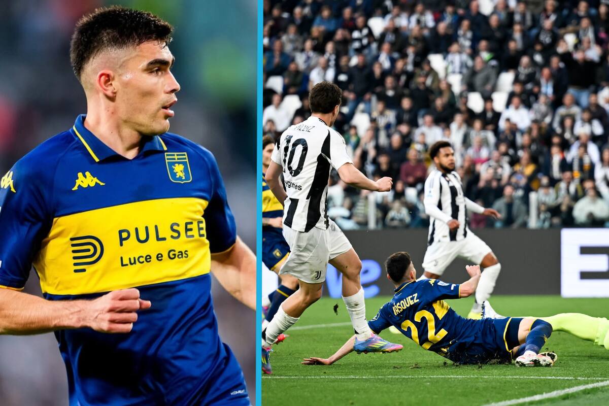 Johan Vásquez y el Genoa caen por la mínima ante la Juventus