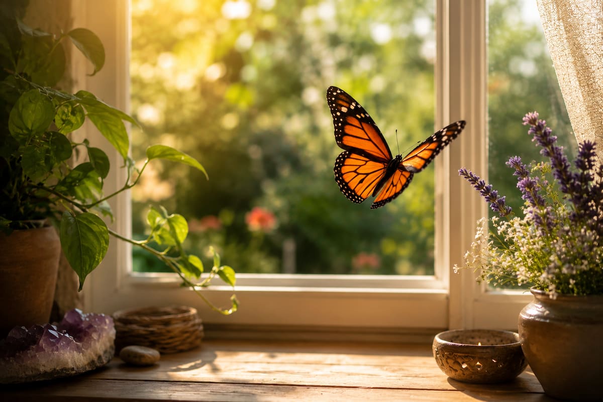 ¿Qué significa que una mariposa visite tu hogar?