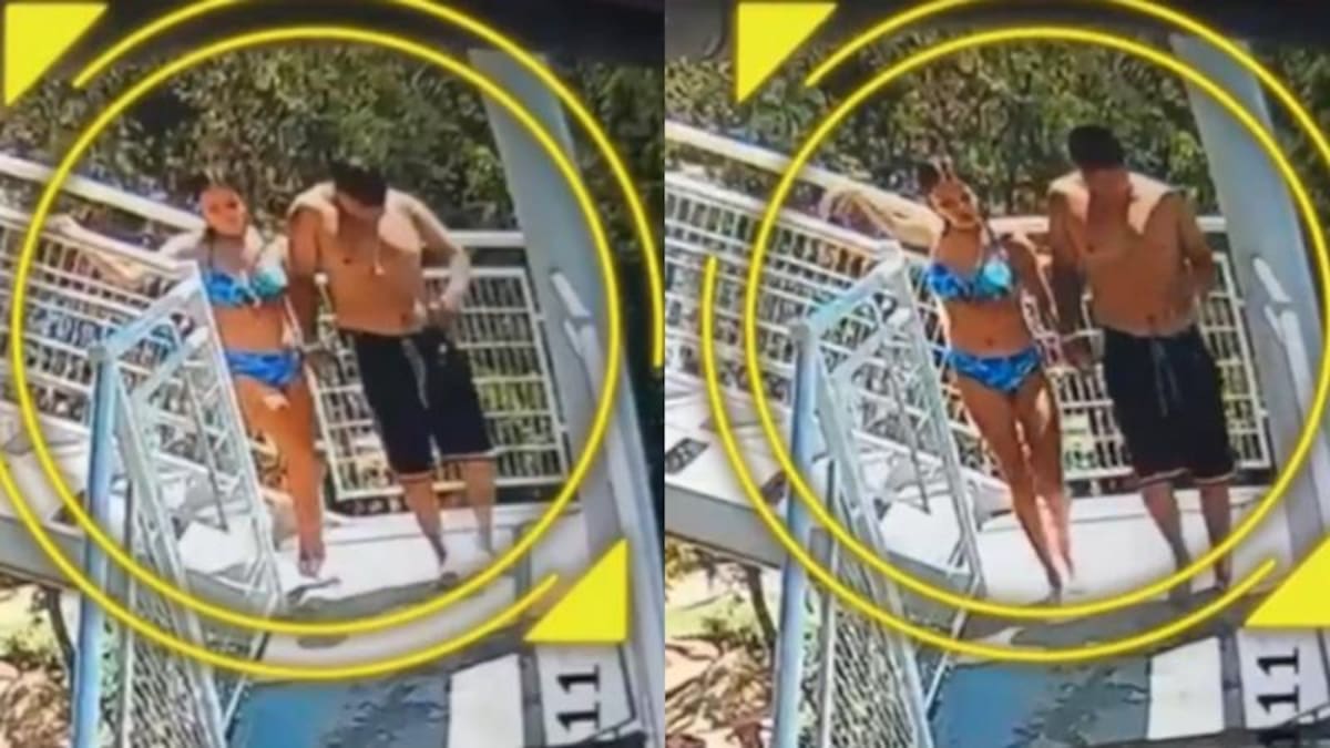 La menor fue vista con un hombre en un parque acuático. Foto: Redes sociales y distintos medios chilenos