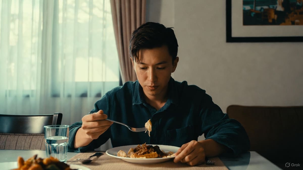 Comer sin compañía podría acelerar el envejecimiento | Foto: Grok