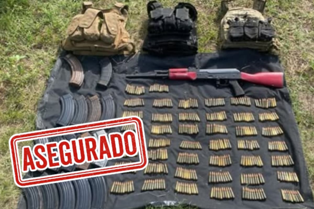 Hallazgo de guerra en Culiacán: Ejército y autoridades decomisan arsenal oculto en zona rural