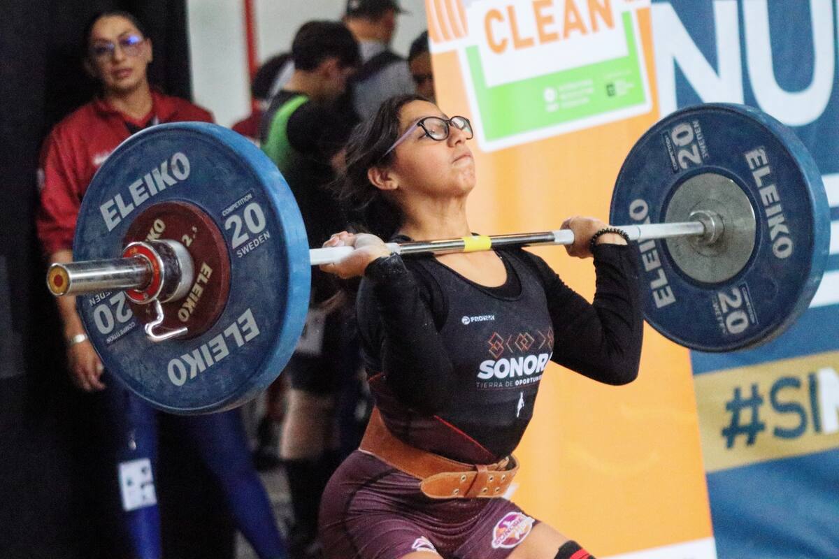 Inicia Sonora con ocho podios en macro regional de halterofilia