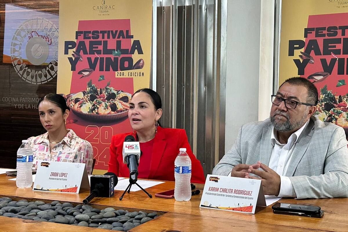 Canirac presenta segunda edición del Festival Paella y Vino de Tijuana