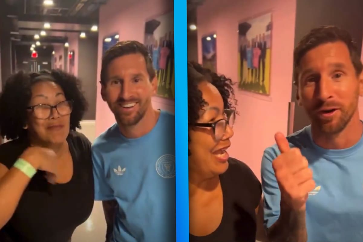 La corren de su trabajo por pedirle un saludo a Lionel Messi en Miami