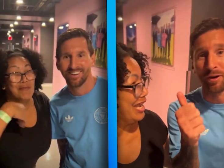 La corren de su trabajo por pedirle un saludo a Lionel Messi en Miami
