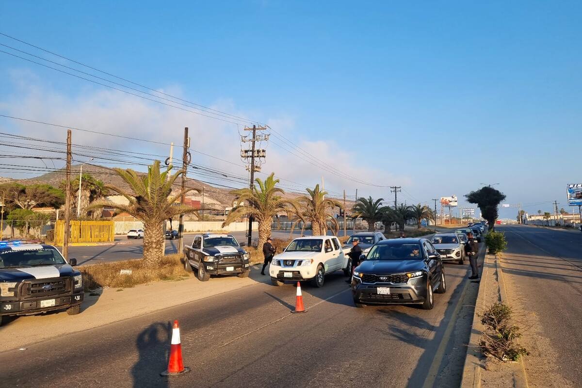 Policía Municipal refuerza operativos en Ensenada