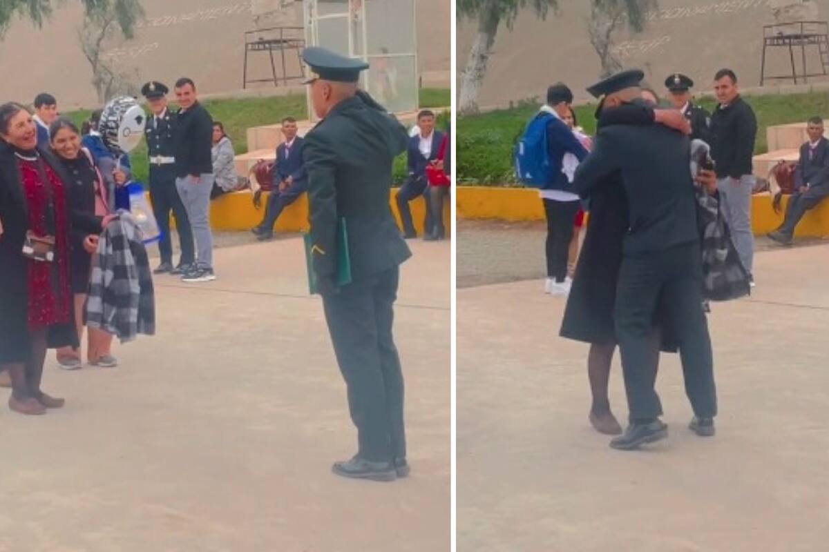 Video: Conmueve reacción de madre al ver a su hijo graduarse como cadete de policía