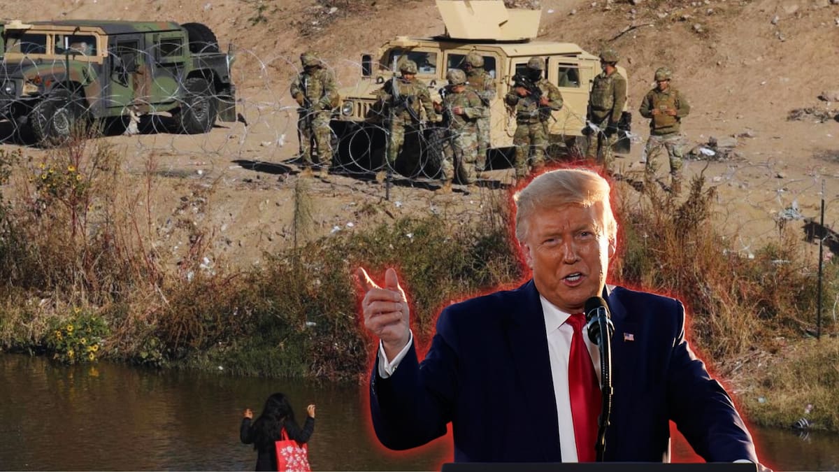 Ejército estadounidense sería usado contra migrantes: Esto es lo que Donald Trump propone ante la entrada las fuerzas de EU a México. Foto: Especial (EFE y AP)