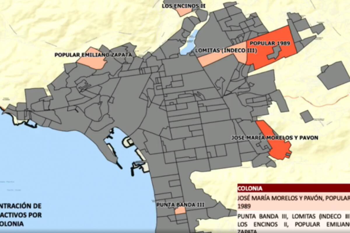 Covid en Ensenada: ¿Cuáles son las colonias con el mayor número de casos?