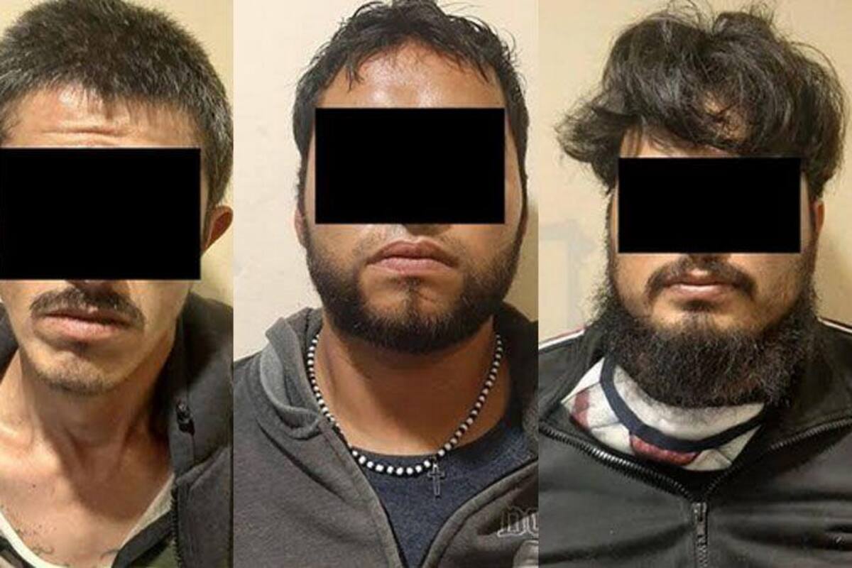 Tras una persecución arrestan a tres hombres