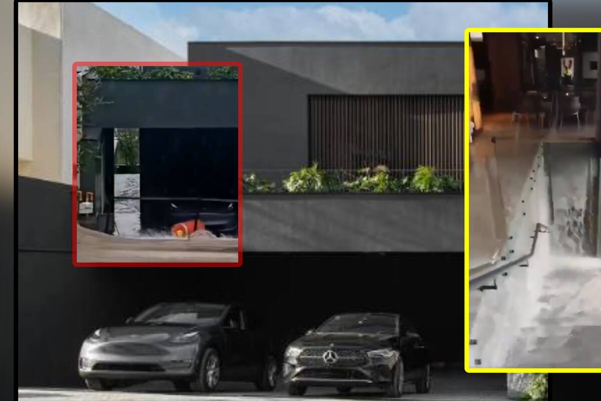 VIDEOS: Se inunda la Casa del Tec por Tormenta Tropical “Alberto” en Nuevo León