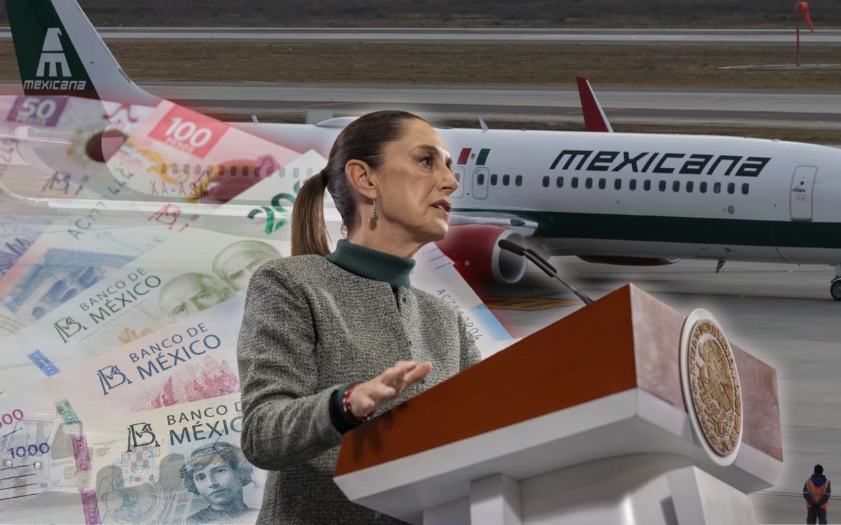 Mexicana de Aviación fue relanzada durante el gobierno de Andrés Manuel López Obrador y ha continuado su operación y expansión bajo la administración de Claudia Sheinbaum, quien recientemente admitió que aún no es autosuficiente. | Crédito: Presidencia/Agencia Reforma